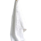 Fringed Hand Towel With Corner Grommet and Hook