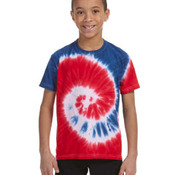 Youth 5.4 oz., 100% Cotton Tie-Dyed T-Shirt