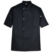 Short-Sleeve 8-Button Chef Coat